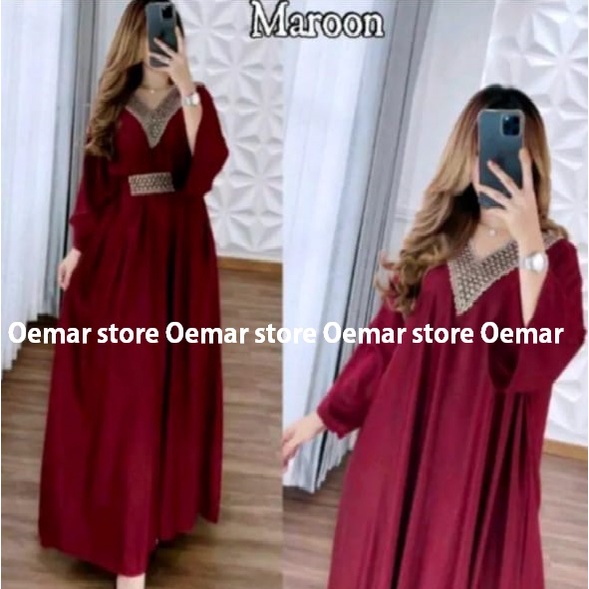 KAFTAN TSAMIRA SUPER JUMBO BUSUI (FREE BELT/BANDANA) RAYON DIAMOND PREMIUM | GAMIS TSAMYRA