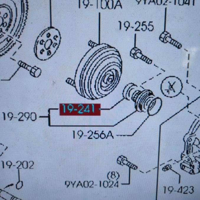 Seal Converter Matic Ford Escape 2.300cc / Tribute 2.300cc FU0119241 separe part mobil berkwalitas