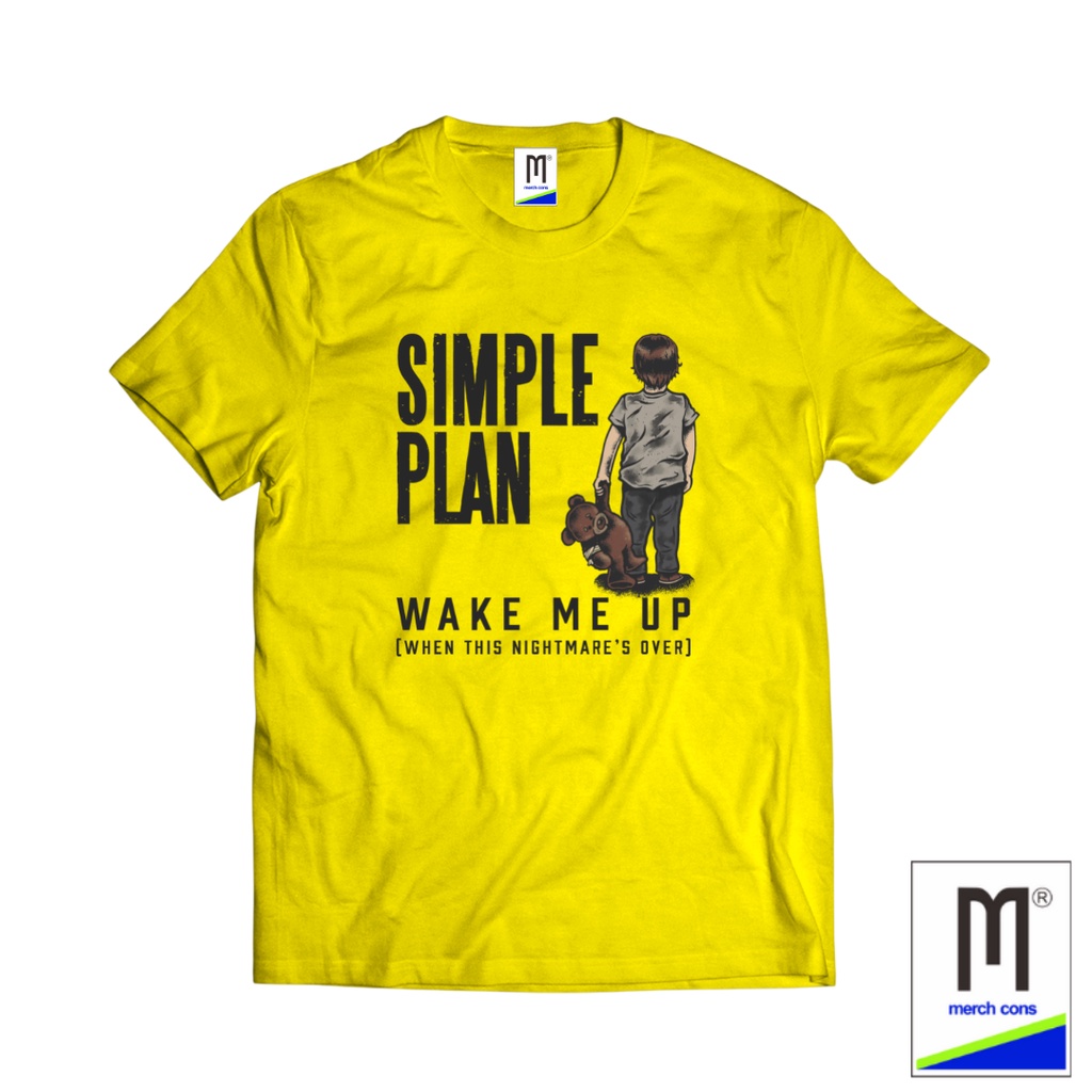 KAOS BAND SIMPLE PLAN TAG MERCHCONS SIZE LUAR / KAOS MUSIK DISTRO