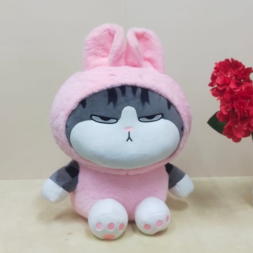 Mainan Boneka Lucu karakter Kucing Cat Furyu Costumes Plush Toy Kado Ulang Tahun Anak Ukuran 35cm