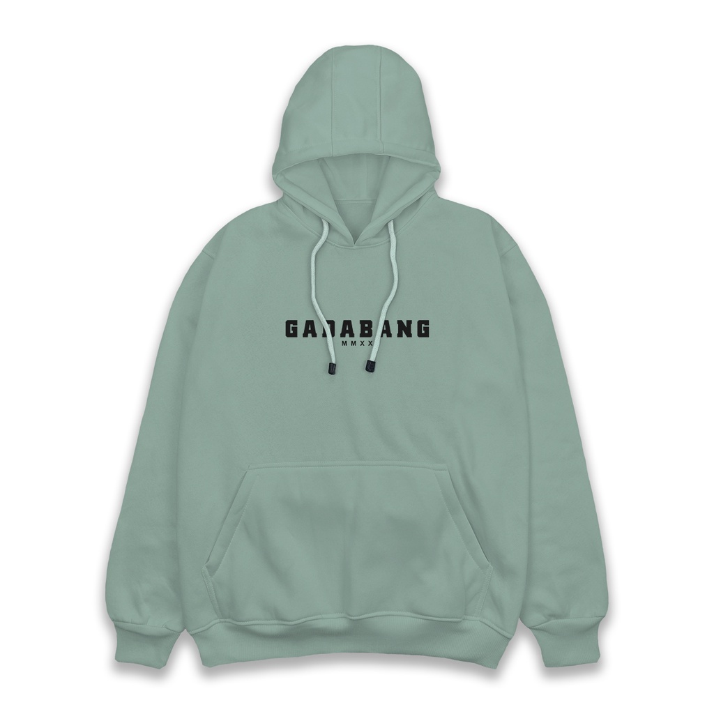 Gadabang Sweater Hoodie Collage Sage Green