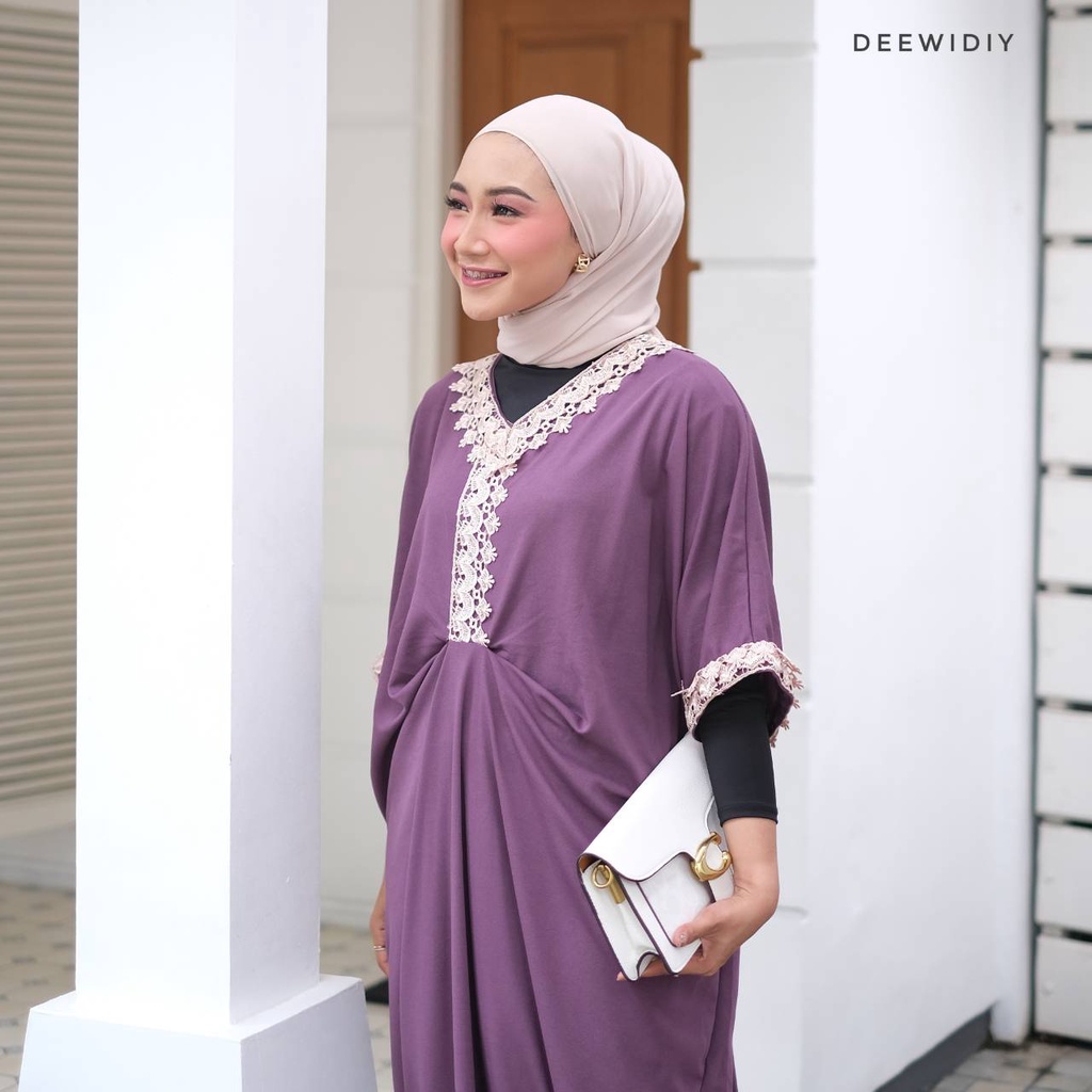 KAFTAN JUMBO WANITA / DRESS JUMBO WANITA / ALYSA KAFTAN DEEWIDIY