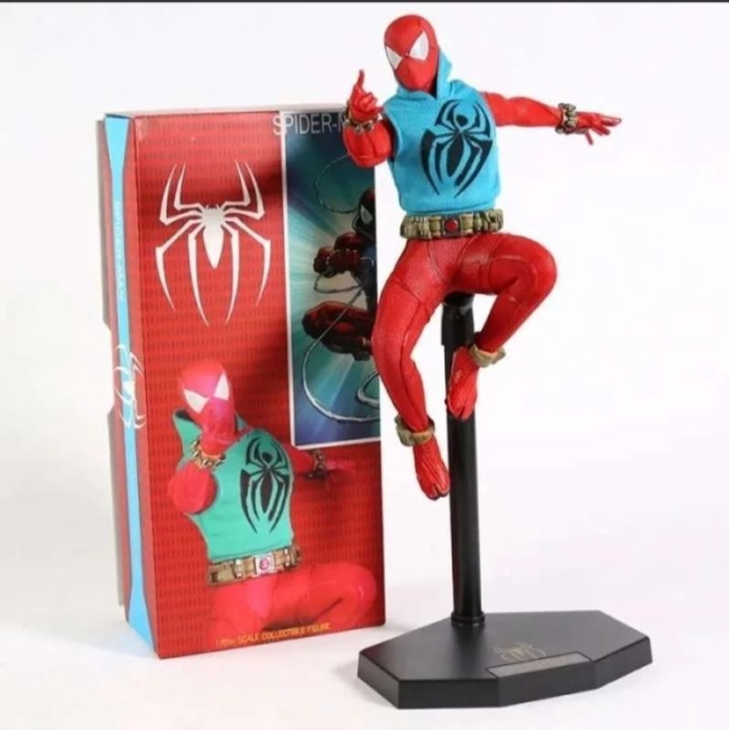 ACTION FIGURE CRAZY TOYS SPIDERMAN SCARLETT SPIDER SUIT