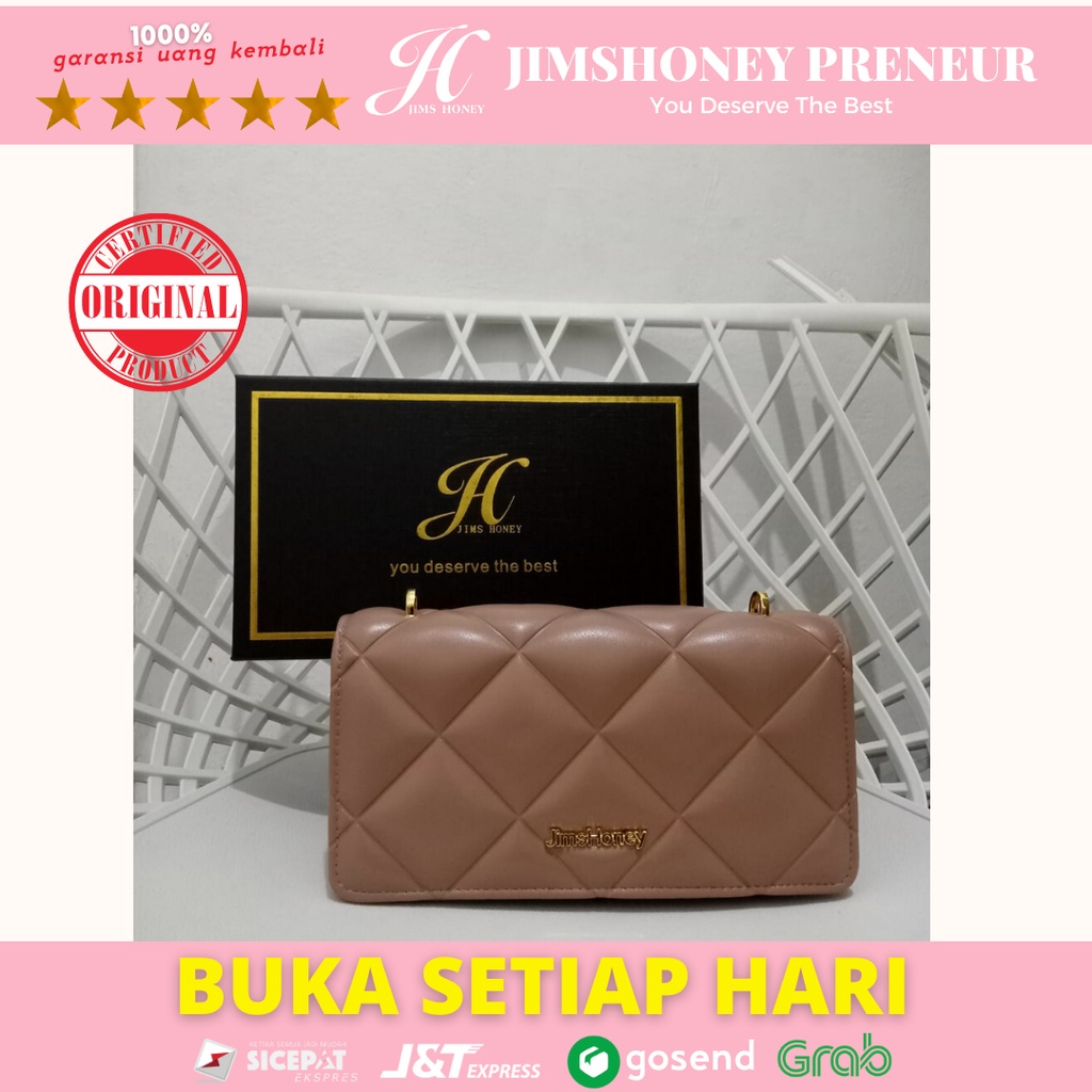 Esme Bag Jims Honey Original Tas Selempang Wanita Sling Bag Tali Rantai Import