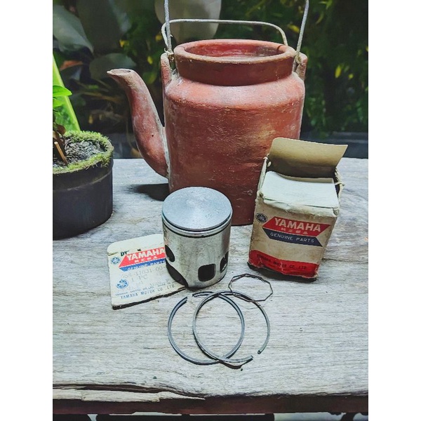 Piston Ring Os25 Yamaha DTa DTb DTc khusus DT100b th1974-1976 buring sirip blok besi oversize 0,25 D
