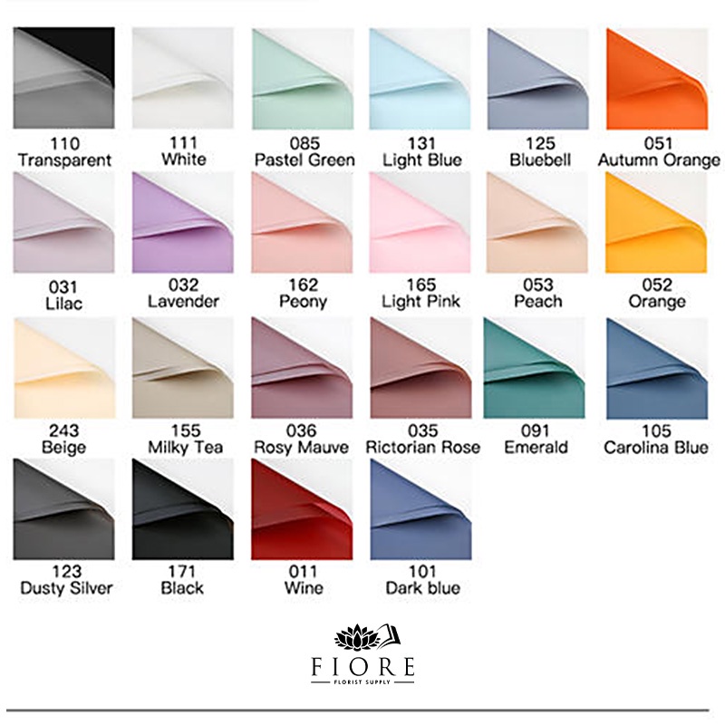 

[20 LEMBAR] Flower Wrapping Paper / Kertas Buket Bunga / Cellophane