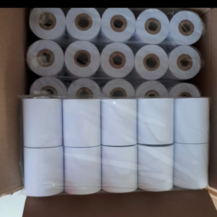 

Terlaris Kertas Struk / Register Roll 58X48 1Dus 100Roll