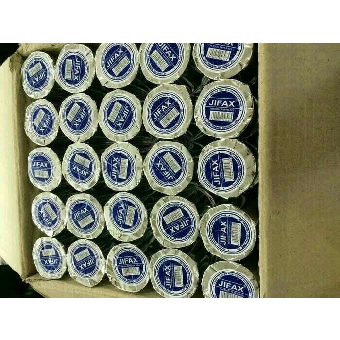 

Terlaris Kertas Thermal Mesin Kasir Jifax ( Perpack Isi 10 Roll )