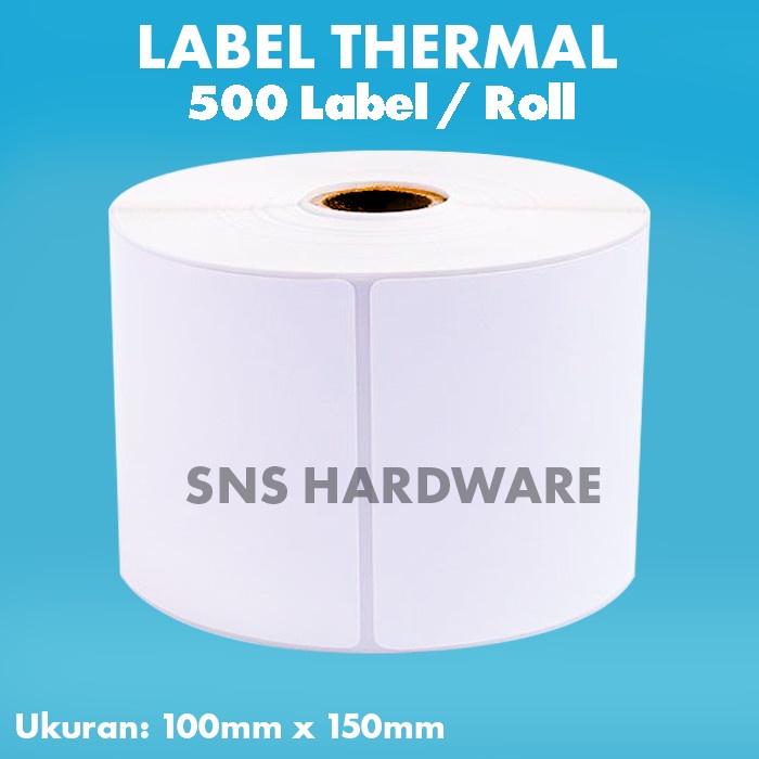 

Terlaris Label Thermal 100X150 Mm A6 500 Pcs / 350 Pcs