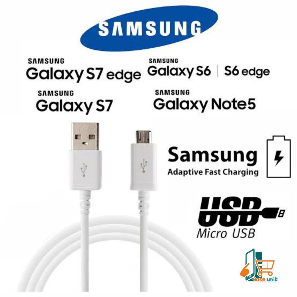 Kabel cable Data ori cabutan Samsung S6 , S7 Micro USB Original 100% Cabutan  Fast Charging Support all micro usb CS5572