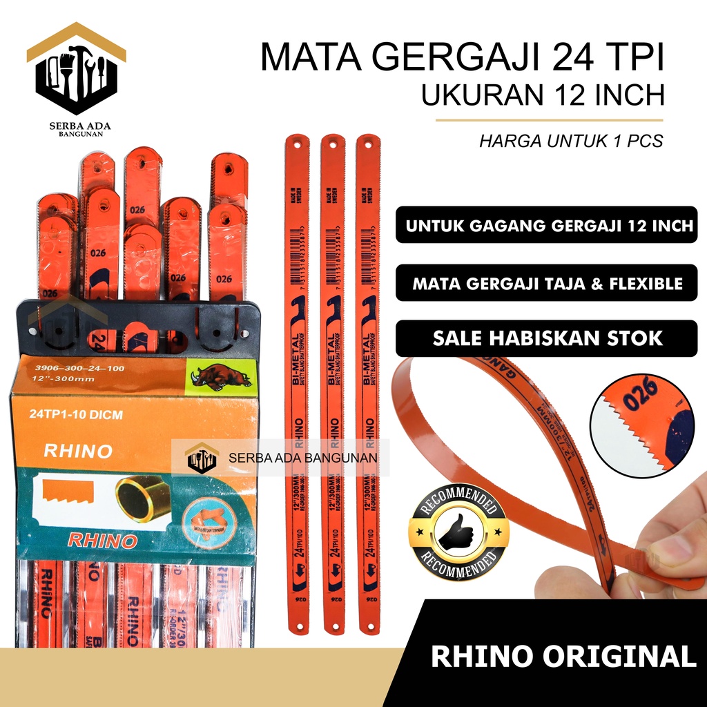 MATA GERGAJI BESI ORANGE MATA DOUBLE 18T dan 24T  MURAH/ MATA GERGAJI TRIPLEX/ GERGAJI BESI 2 SISI MATA 18T