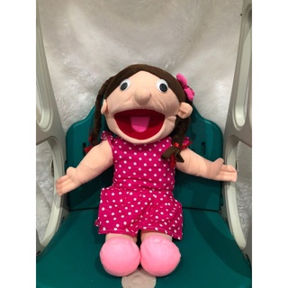 Boneka Tangan Muppet Adik Cewe Polka | Boneka Dongeng &amp; Edukasi