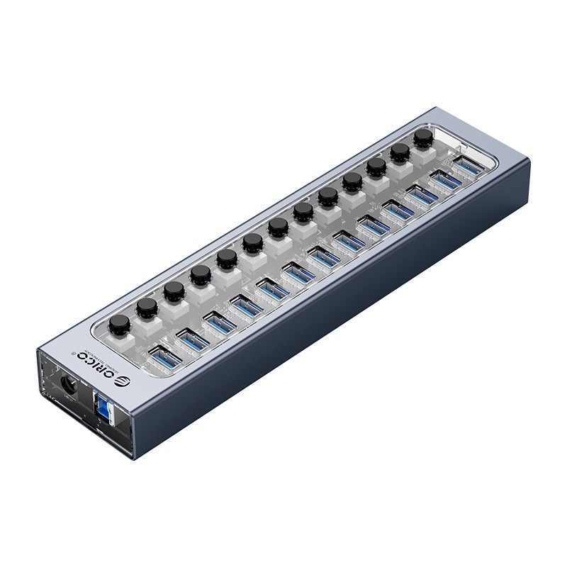 USB HUB ORICO AT2U3-13AB Multi-Port 3.0 On Off Individual Switches