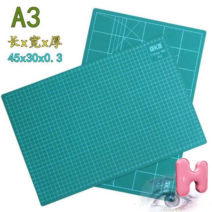 

Cutting Mat Work Alas Tatakan Potong Kertas Rotary Cutter Pad A3 45 x 30cm
