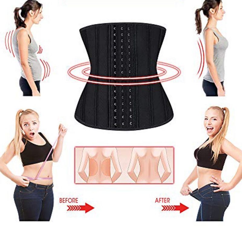 Korset Pelangsing Pinggang Wanita Korset Pelangsing Pengecil Perut Premium Waist Trainer