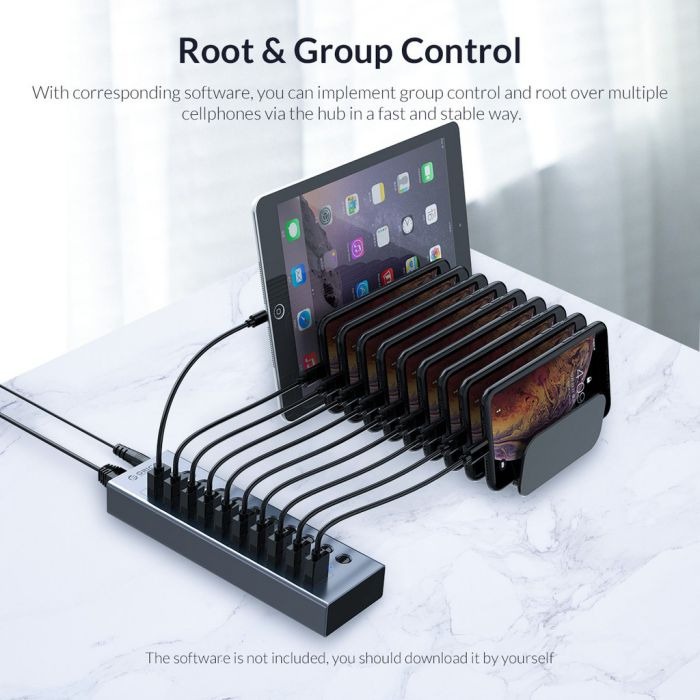 Original ORICO 10 port USB Hub Universal With Individual Switches - BT2U3