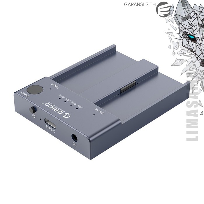 Case ORICO M2P2-C3-C NVME M.2 SSD Duplicator USB 3.1 Type C 10Gbps