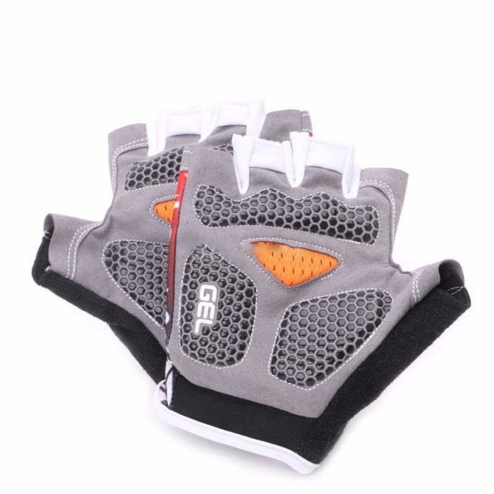 Glove Aksesoris Sarung Tangan Olahraga Gym Fitness Sepeda Sport Anti Slip Dilengkapi 3D Shockproof Gel Gloves Biru Sporty