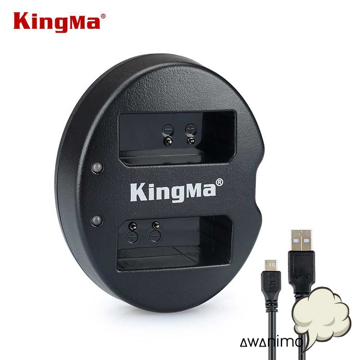 Dock Charging Battery Kamera Kingma Charger Baterai 2 Slot Canon 550D 600D 650D 1100D 1200D M3 750D 760D T6i T6s Camera DSLR Fotografi 20D 30D BP511 BP511A