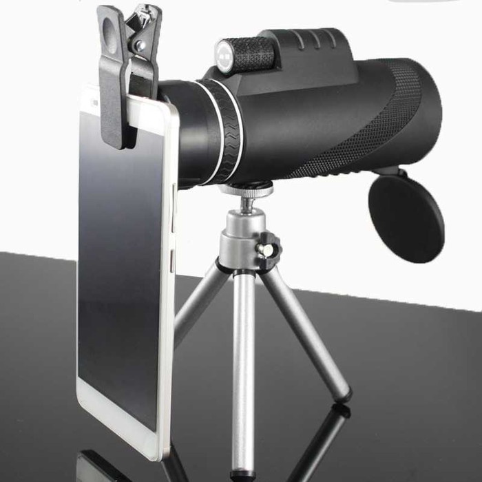 Teleskop Objek Android Instan Telescope Moge Teropong Monokular Zoom Smartphone Tripod High Quality