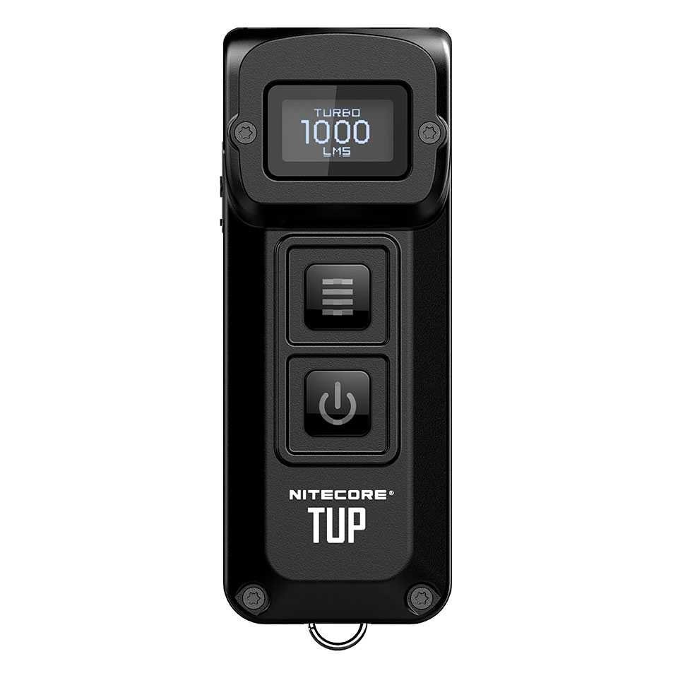 NITECORE TUP Senter LED Mini USB Recharge Cree XP-L HD V6 1000 Lumens Flashlight Rechargeable Design