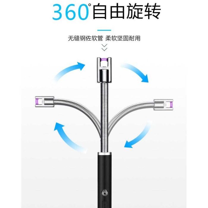 Korek Pemantik Elektrik Pulse Ignition Firetric Plasma Lighter Elektrik USB Port Charging