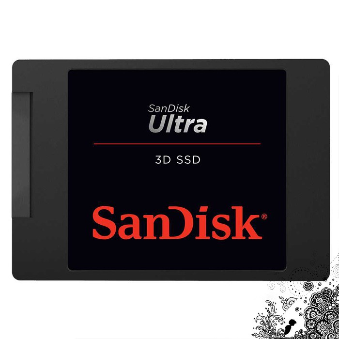 Memori Komputer Laptop Internal Eksternal - SanDisk Ultra 3D SSD (Solid State Drive) - Hardisk Hard 