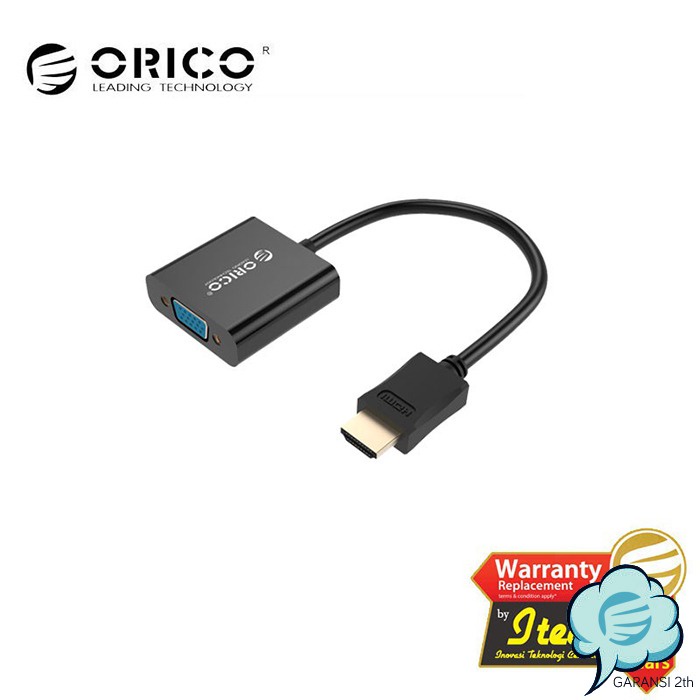 Kabel Display Adaptor ORICO DHTV-C20 Cable HDMI A to VGA Full HD 20CM