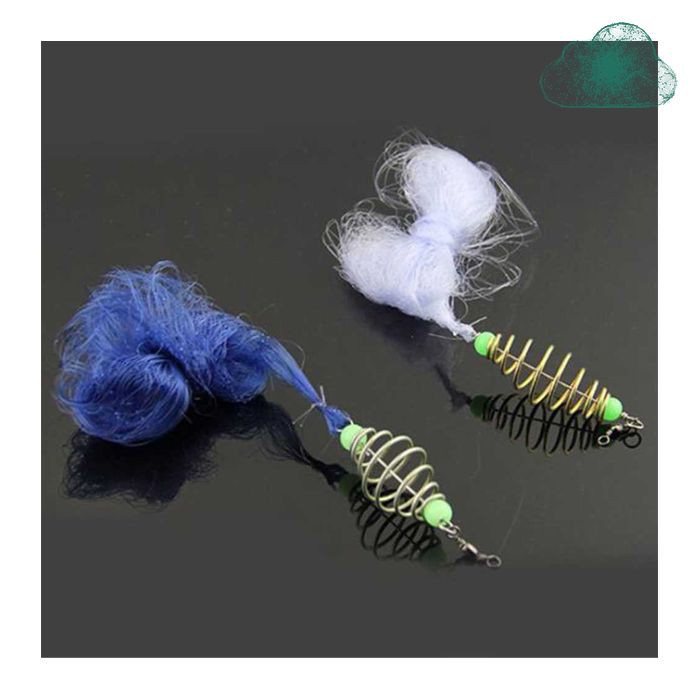 Kactzdz Jaring Pancing Umpan Ikan Fishing Net Trap Cage Tackle Pancingan Joran Jebakan Udang