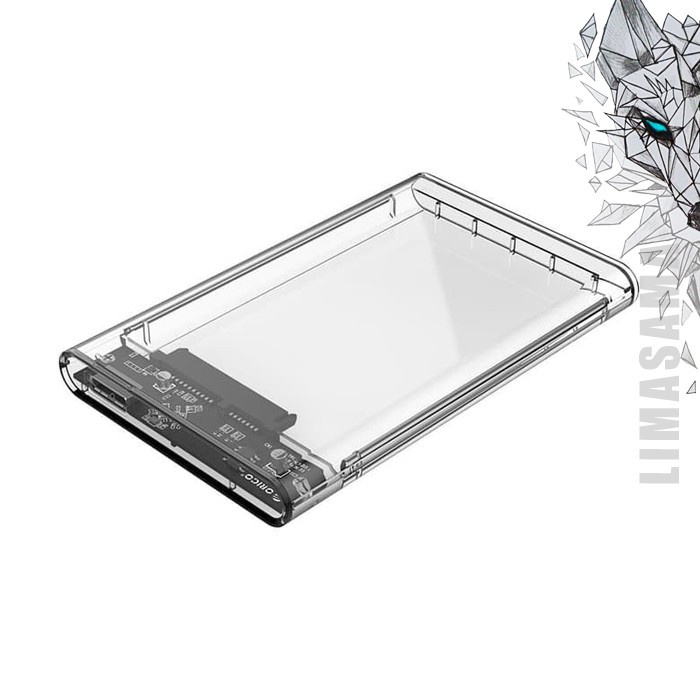Case Cover HDD SSD 2.5 inch Transparan Hard Drive USB 3.0 Enclosure Original ORICO 2139U3