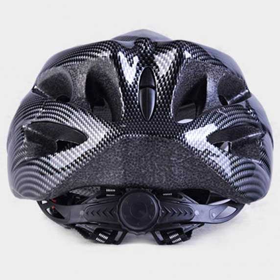 EACHGO Helm Keamanan Sepeda Bicycle Road Bike Unisex Cycling Helmet EPS Foam PVC Shell Hitam