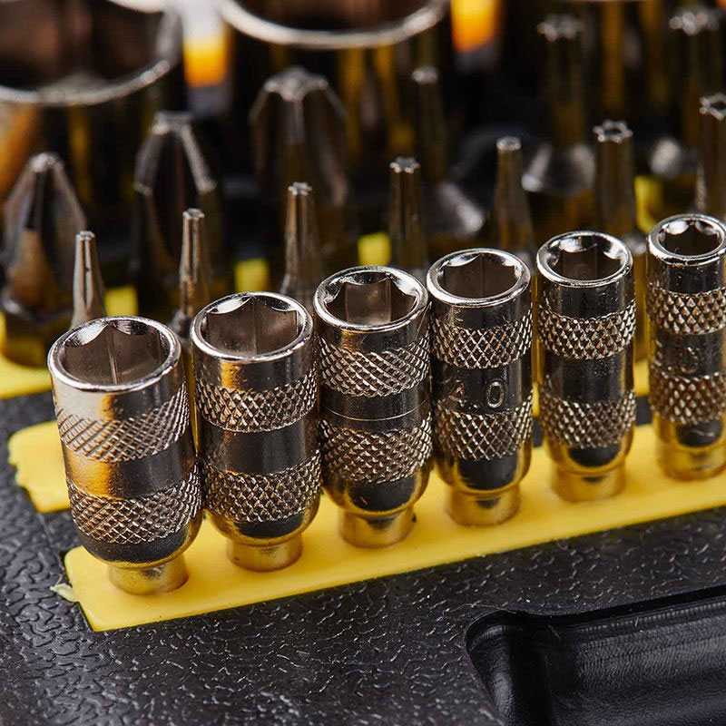 Obeng Set Alat Reparasi Service Mobil Bengkel Box Tools Lengkap Portable 46 in 1 Screwdriver Repair Tool Kit Perlengkapan Murah Perkakas Tukang