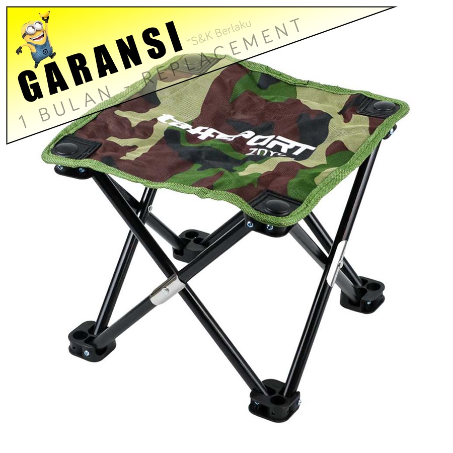 Kursi Lipat Pancing Outdoor Fishing Camping Stool Portable Folding Pocket Chair Anti Slip