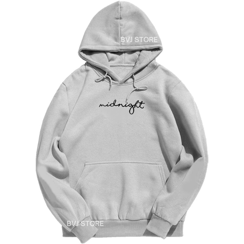 sweater hoodie midnight L XL XXL hoodie wanita aesthetic jumbo 2XL sweater cewek bahan tebal hodi ce