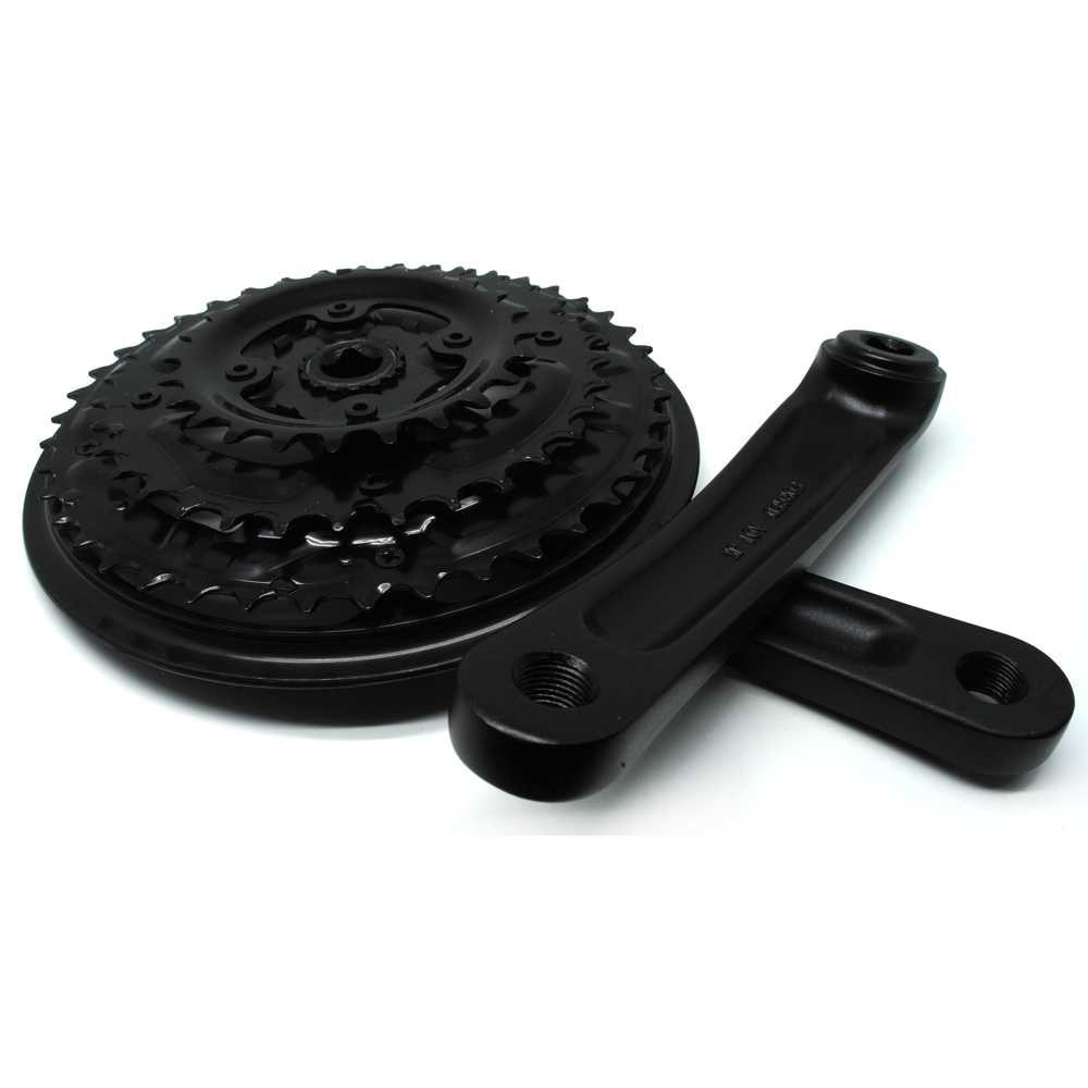 Gigi Crank Sprocket Sepeda JIANKUN 24T 34T 42T 7/8 Speed Alumunium Material Bike Bicycle Gear