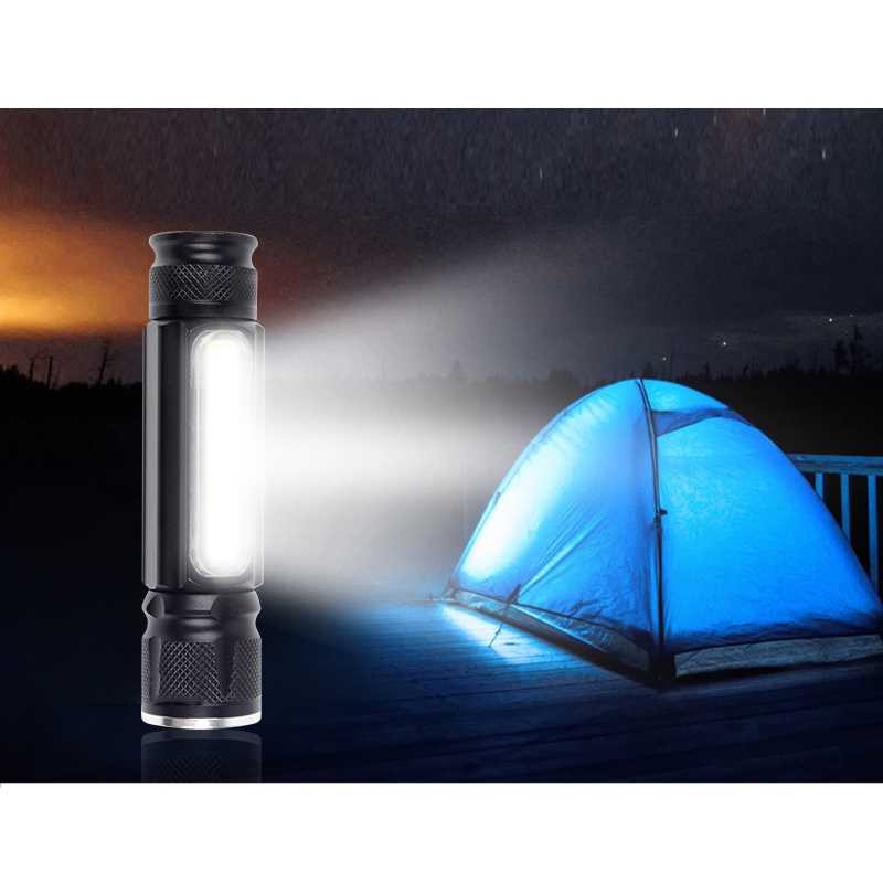 Senter Diving Mendaki Gunung LED Lantera USB T6 COB 2300 Lumens Camping Flashligt