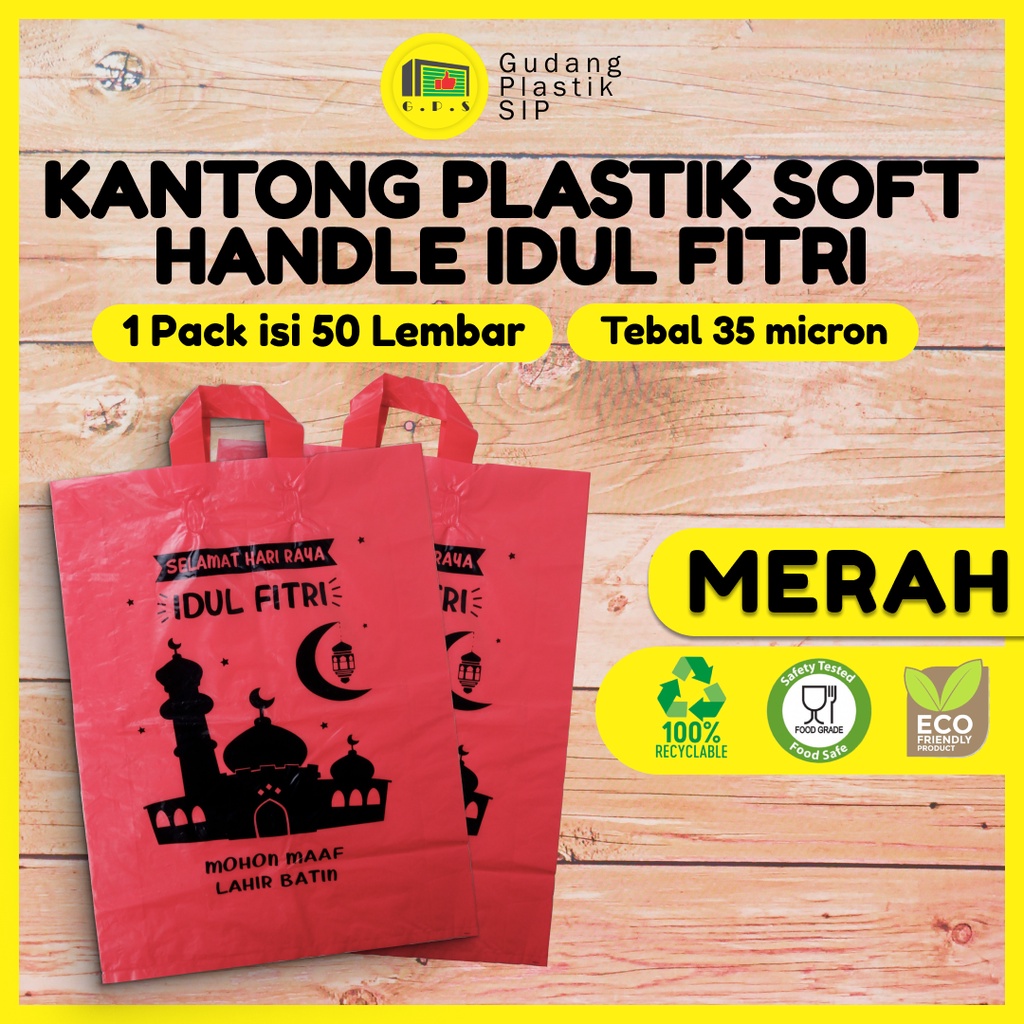 Kantong Plastik Soft Handle Idul Fitri