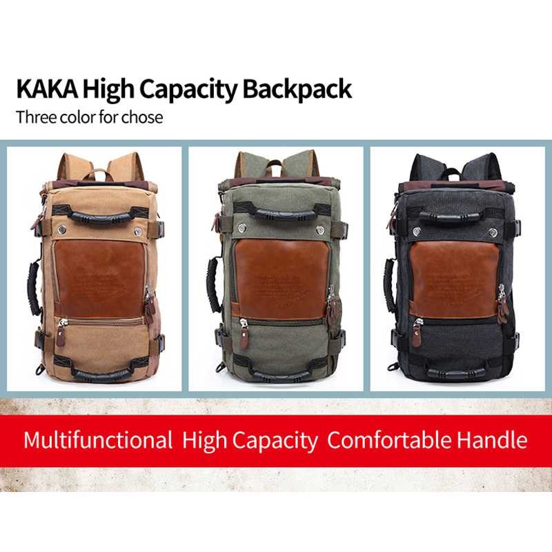 Kaka Tas Ransel Pendaki Duffel Backpack Camping Travel Hiking Carrier Bag Unisex Mountainers