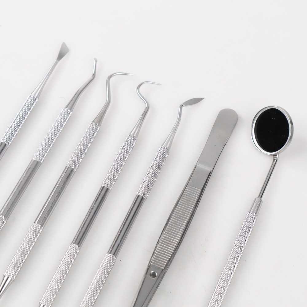 [COD] Alat Oral Perawatan Dokter Gigi Mulut Stainless Steel Dental Care Stainless Steel Portable Set 5pcs 7pcs Lengkap Perlengkapan Peralatan Kesehatan