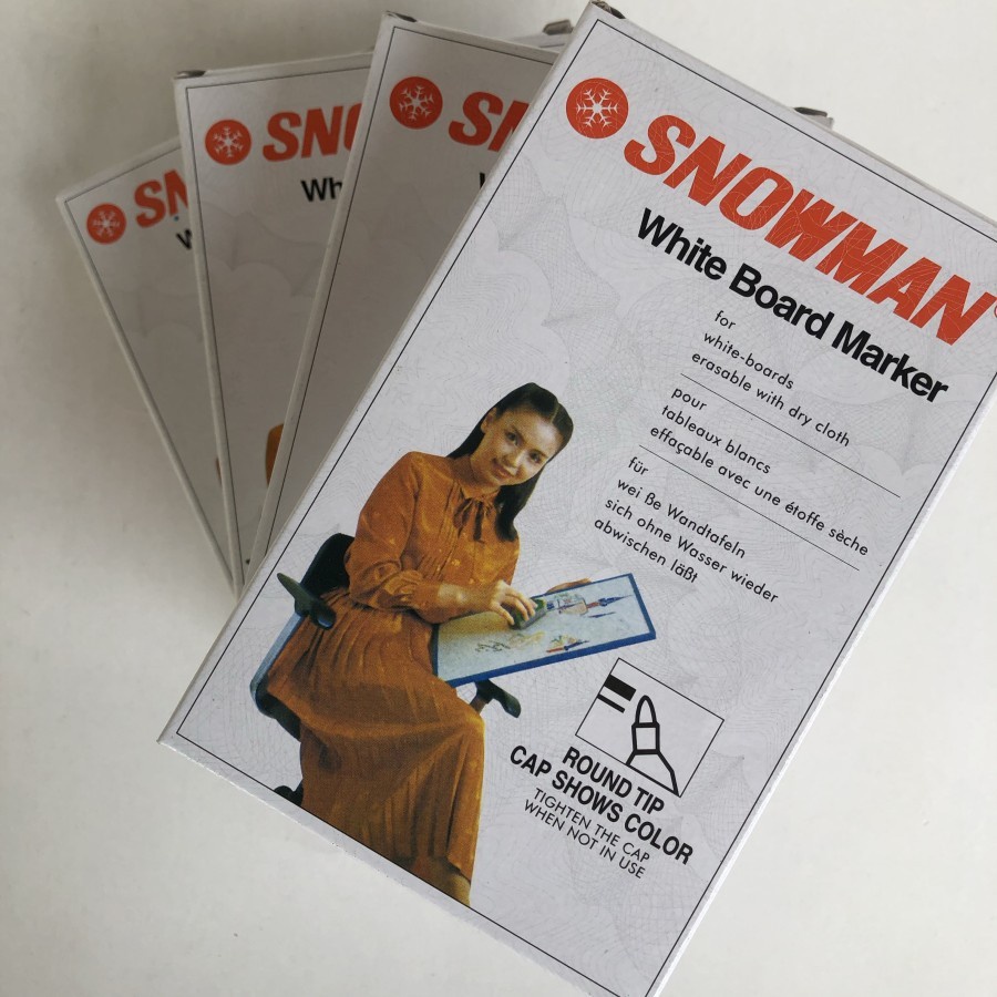 

Spidol Papan Tulis Boardmarker Snowman (Bisa dihapus)