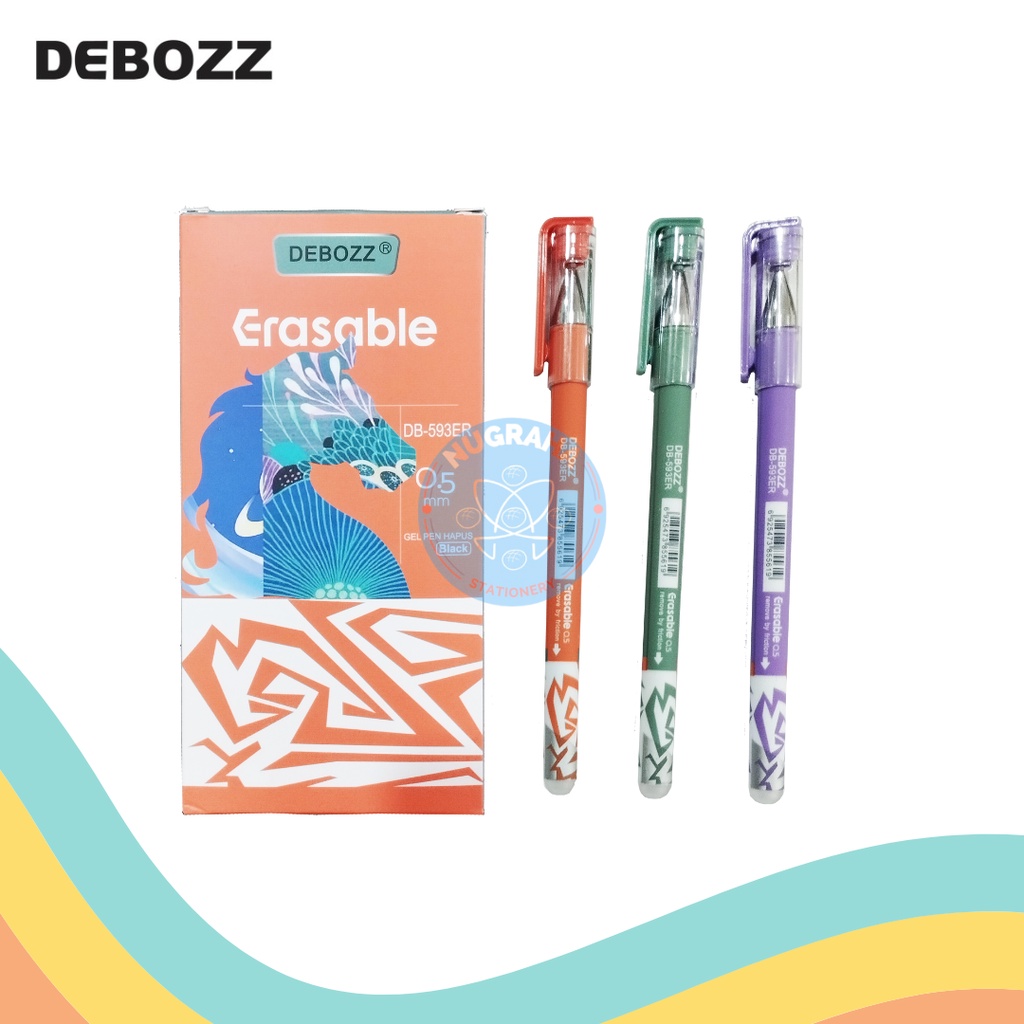 

GEL PEN DEBOZZ DB-593ER ERASABLE (12 PCS)