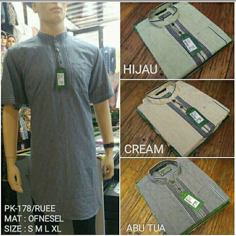 Koko Al Mia Platinum Pakistan PK 178 Baju Muslim Pria Lebaran Terbaru Brand Original