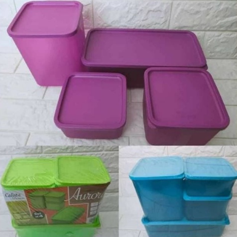 Satu Set Toples Lebaran / Toples Plastik Calista Murah Bahan Tebal