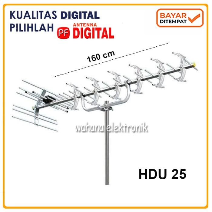 Terlaris Antena Tv Uhf Pf Hdu 25 Cocok Untuk Stb / Set Top Box Siaran Digital