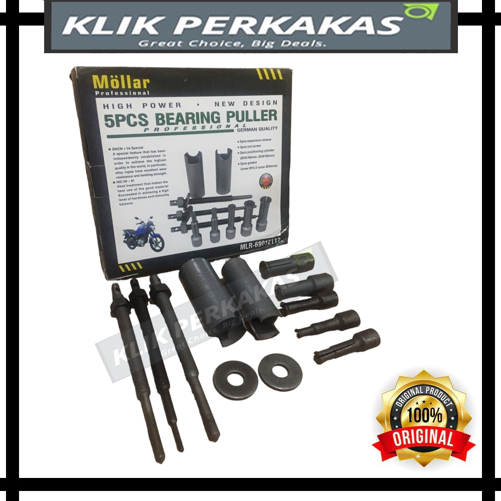 MOLLAR TREKER BEARING PULLER SET 8 PCS DISASSEMBLER TARIK LAKER CVT