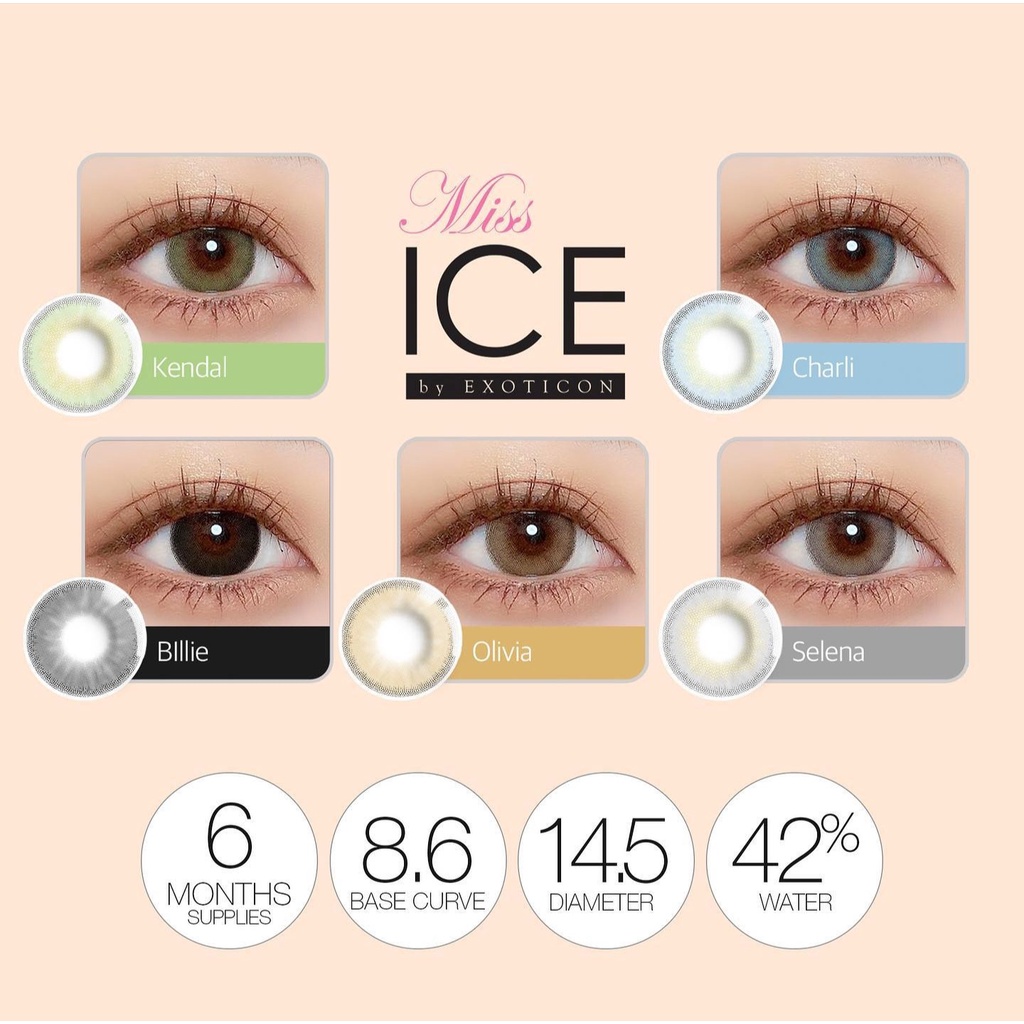 SOFTLENS MISS ICE BY EXOTICON FREE PENJEPIT SOFTLENS(NORMAL)