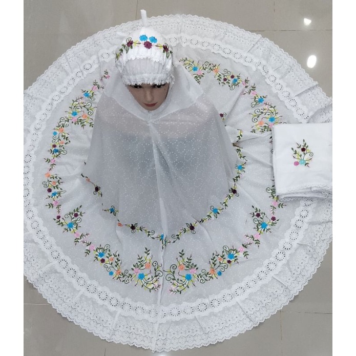 Mukena bordir bukittinggi-padang