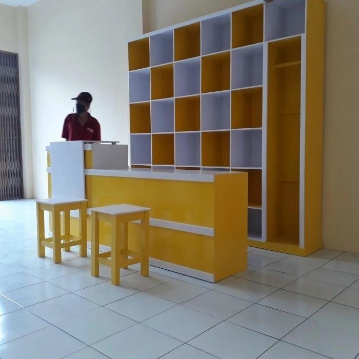 Terlaris Paket Rak Laundry Kuning Putih