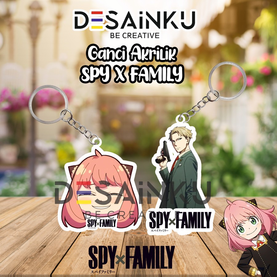 GANCI AKRILIK ANIME SPY X FAMILY / GANCI VIRAL GANCI CUSTOM