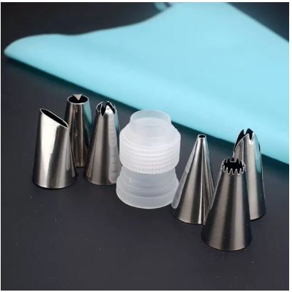 8 in 1 Piping Bag Silicone Spuit Set [JY]